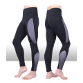 Hommes de vêtements de sport de Spandex en nylon de couleur de contraste, leggings pour les hommes, hommes pantalons de yoga